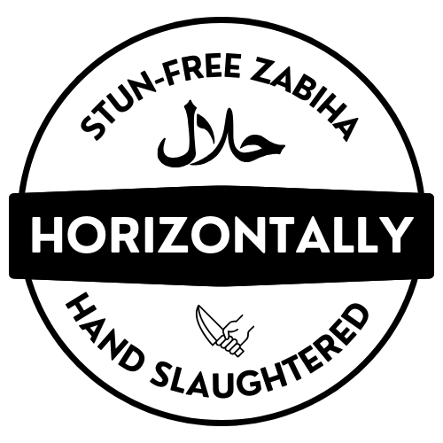 Stun-free Halal Horizontally Hand Slaughtered Zabiha 